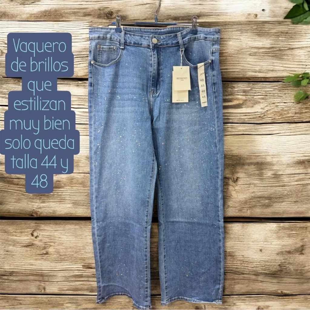 VAQUERO CON BRILLOS ( TALLA 48)