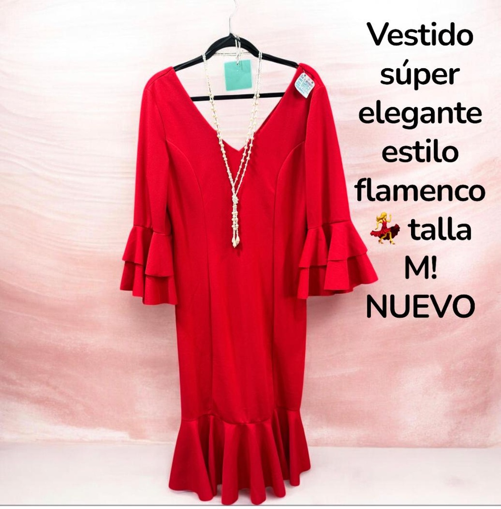 Hermoso vestido nuevo, en tallaM